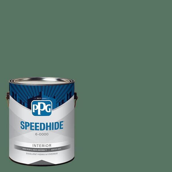 1 gal. PPG1133-6 Painted Turtle Ultra Flat Interior Paint
