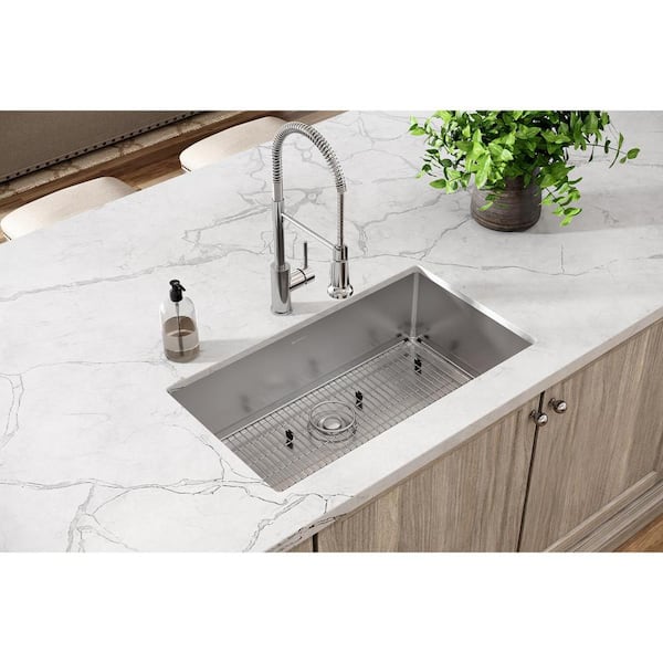 Elkay Crosstown Drop-in/Undermount Stainless Steel 33 in