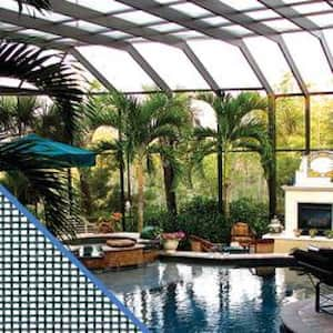 72 in. x 100 ft. Charcoal Pool and Patio Premium Polyester P4 Screen Roll