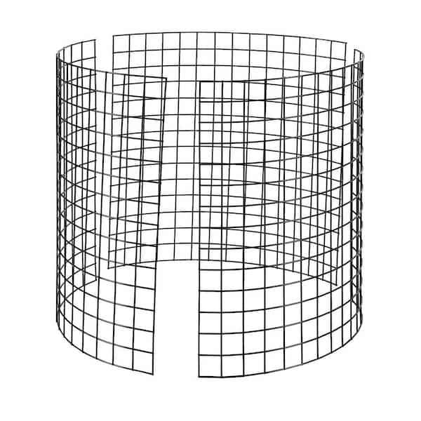 6-Pack Adjustable Metal Plant Protector for Animals, 12.6 in. Dia. x 14 in. H, Rust-Resistant Cage for Climbing Plants