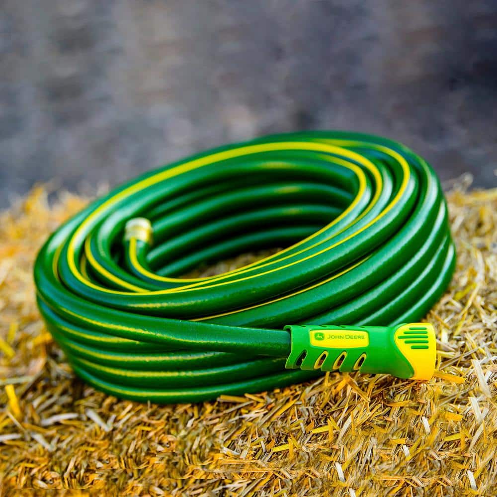Green 50 ft Heavy-Duty Kink-Free Garden Hose