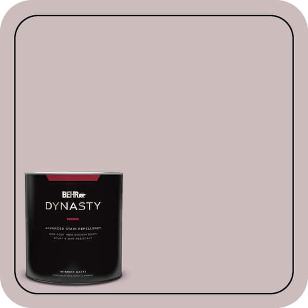 BEHR DYNASTY 1 qt. #100E-3 Pastel Violet Matte Interior Stain-Blocking Paint & Primer