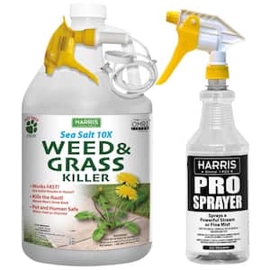 128 oz. Sea Salt Weed and Grass Killer with 32 oz. Pro Spray Bottle