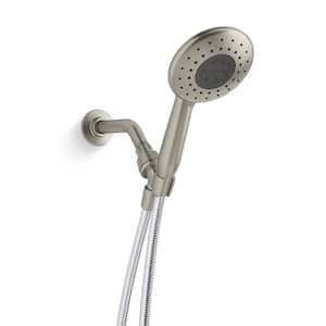 Daisyfield 6-Spray Patterns 1.75 GPM 5 in. Wall Mount Handheld Shower Head in Vibrant Brushed Nickel