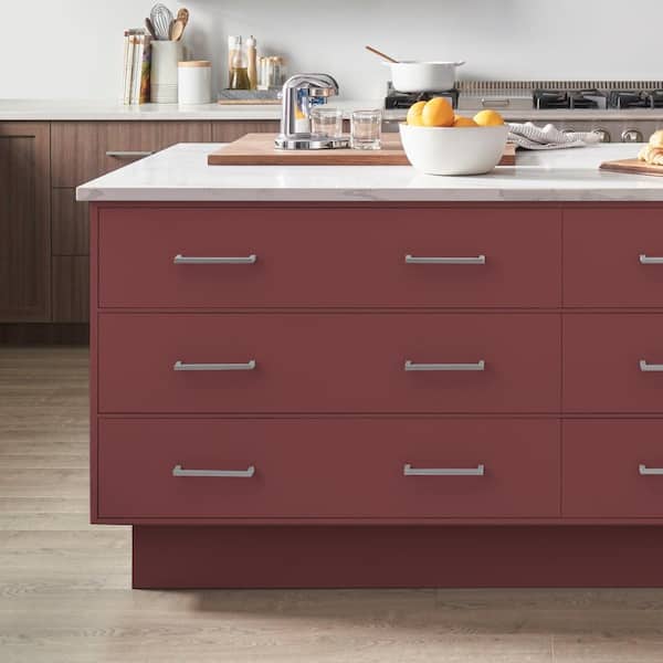 1 qt. PPG1055-7 Bordeaux Satin Door, Trim & Cabinet Paint