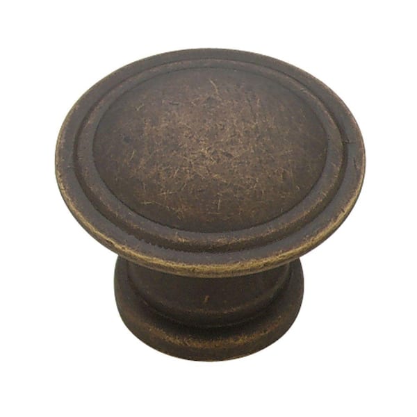 Contempo 1-1/8 in. (28mm) Satin Nickel Rope Edge Round Cabinet Knob Contempo 1-1/8 in. (28mm) Satin Nickel Rope Edge Round Cabinet Knob