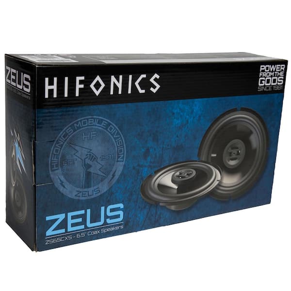 MAXXSONICS Hifonics Zeus 6.5 in. 3-Way 300-Watt Shallow Mount Coaxial Speakers (12-Pack)