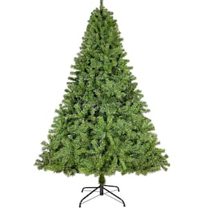 7.5 ft. Pre-Lit LED Hinged Fraser Fir Artificial Christmas Tree with 1,250 Lush Branch Tips, 350 LED Lights