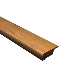 Distressed Mocha 13/16 in. T x 3-1/4 in. W x 72 in. L Solid Bamboo Overlap Stair Nose Molding