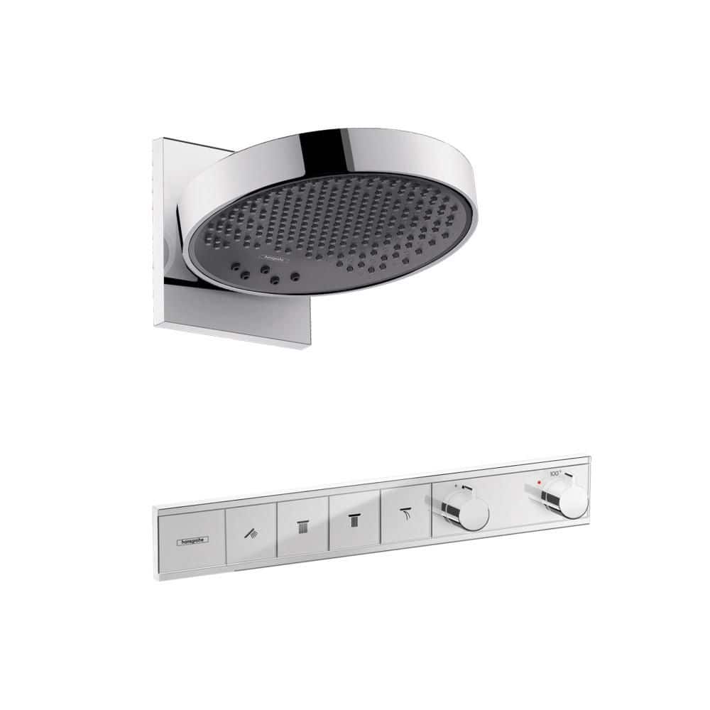 Rainfinity 3-Spray Patterns with 1.75 GPM Wall Mount Fixed Shower Head in Chrome price history on PriceWatchPro