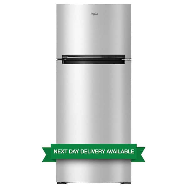 Whirlpool 18 cu. ft. Top Freezer Refrigerator in Stainless Steel
