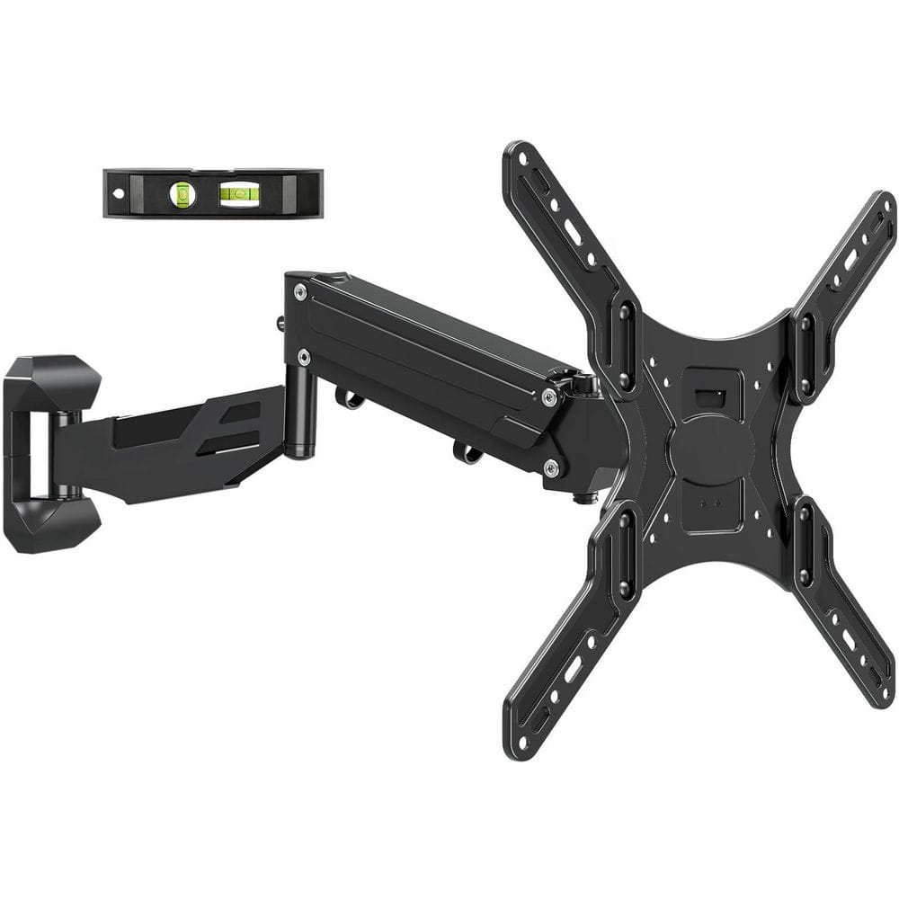 Retractable Full Motion Wall Mount for 23 in. - 55 in. TVs Swivel Tilt Articulating Height Adjustable Bracket