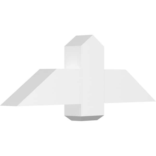 Ekena Millwork Eugene 36 in. W x 12 in. H x 4 in. D Signature Polyurethane Bracket