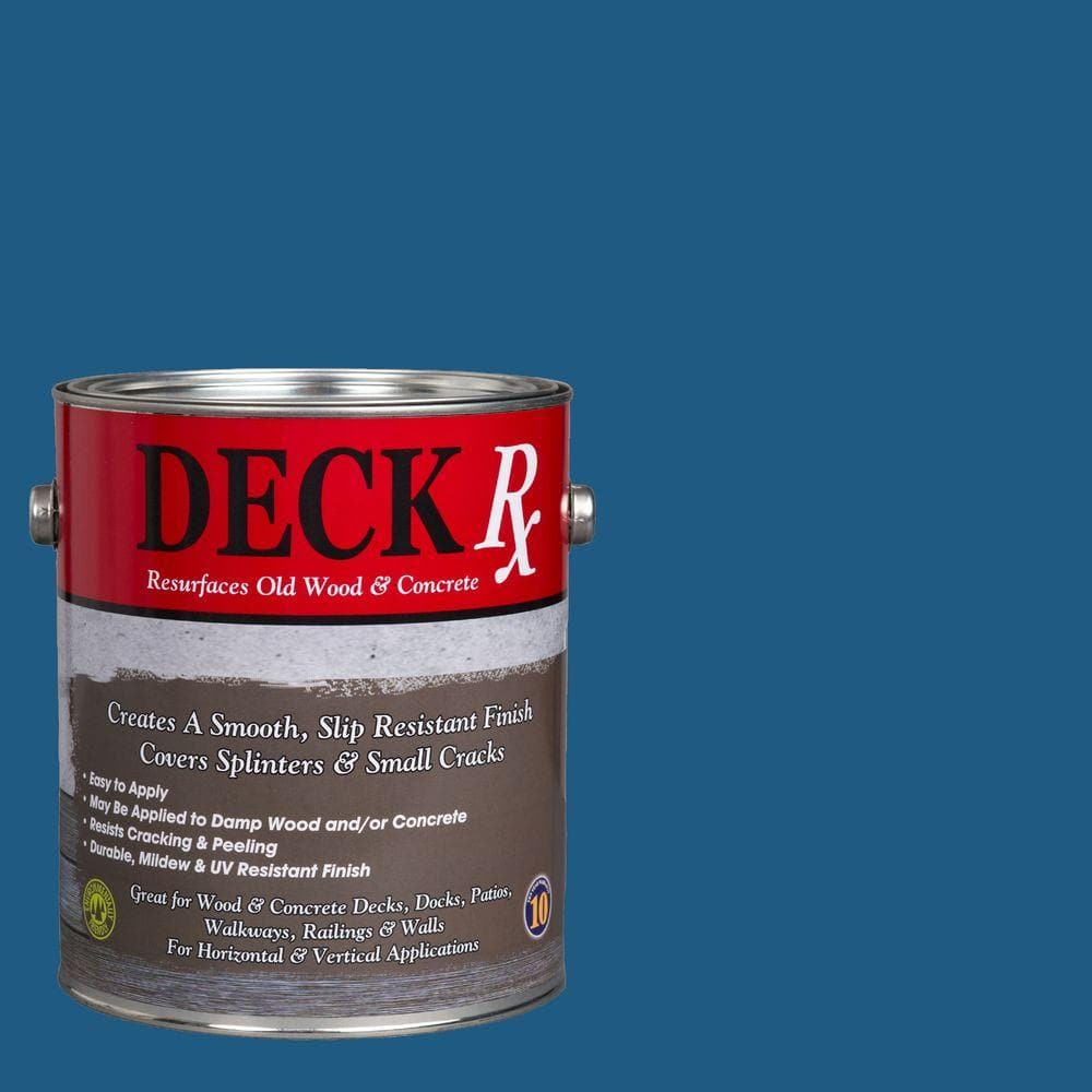 Deck Rx 1 gal. Blue Wood and Concrete Exterior Resurfacer