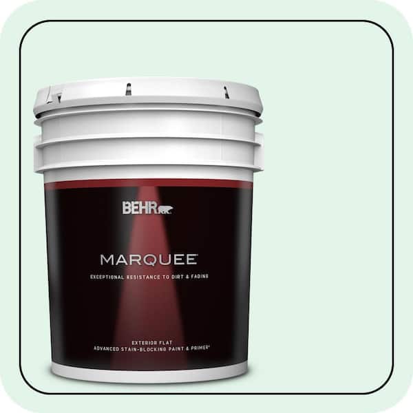BEHR MARQUEE 5 gal. #470A-1 Window Pane Flat Exterior Paint & Primer