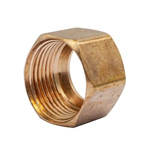 5/8 in. Brass Compression Nut Fittings (25-Pack)