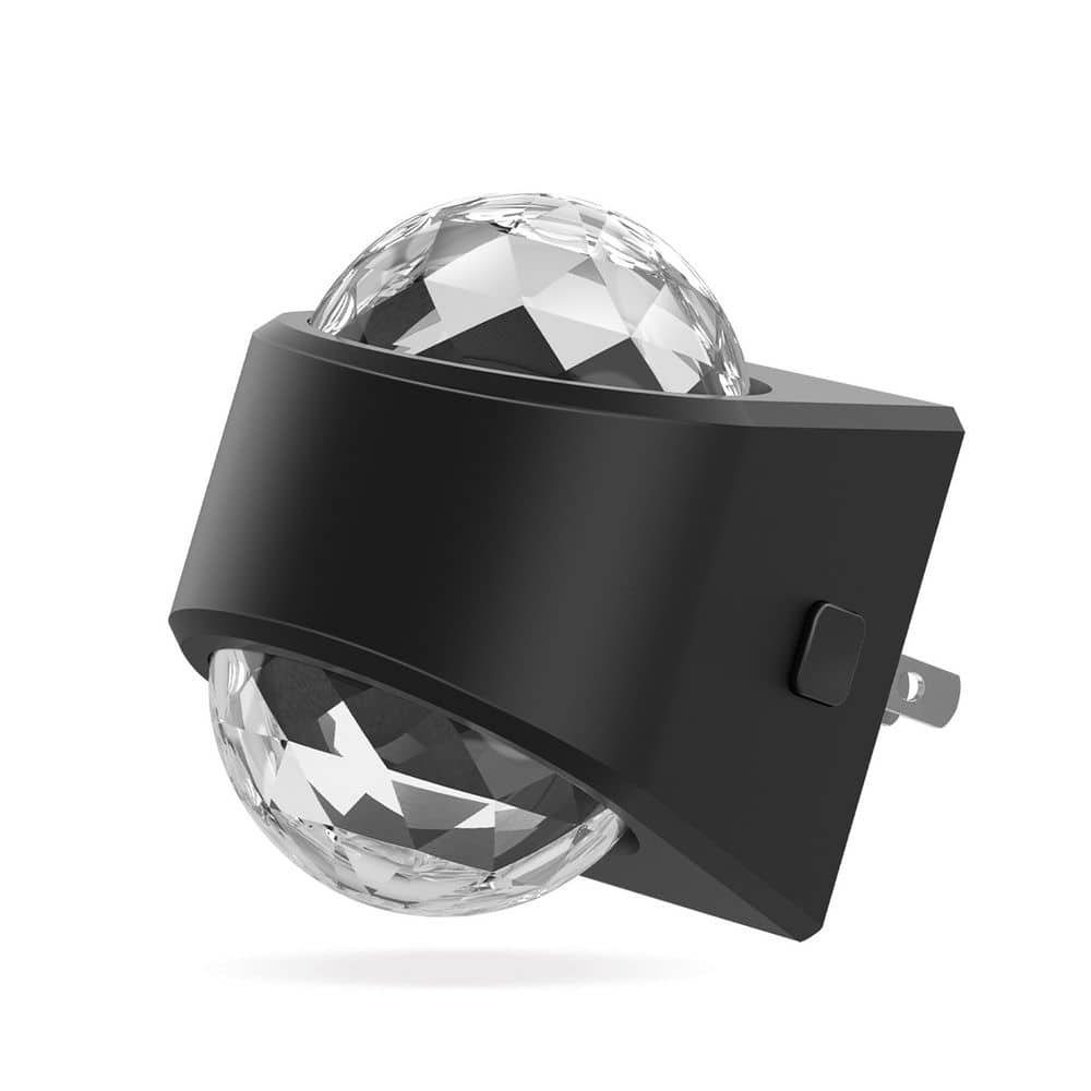 Galaxy Plug-in Night Light with Sensor, 3CCT Diamond Projection Nightlight for Playroom, Party, Christmas and Gifts