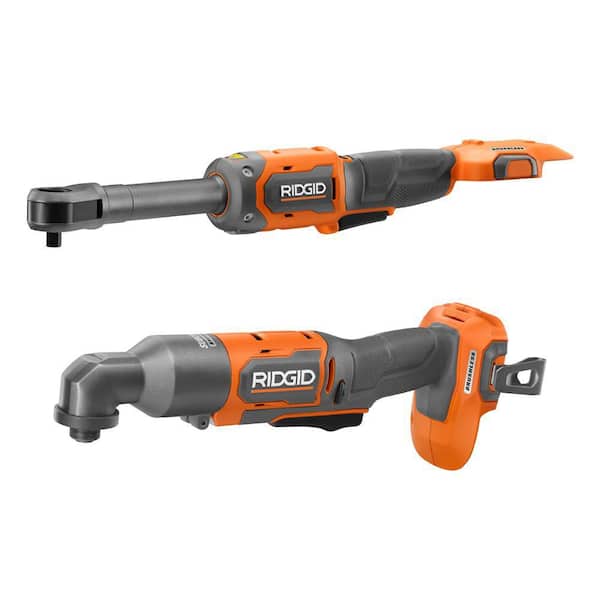 18V Brushless Cordless 2-Tool Combo Kit with SubCompact Right Angle Impact Driver & Extended Reach Ratchet (Tools Only)