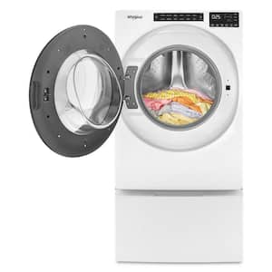 4.5 cu. ft. Front Load Washer with Steam, Quick Wash Cycle and Vibration Control Technology in White, ADA Compliant