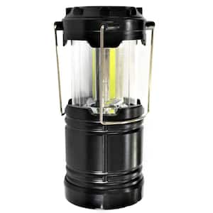 G & F Products Water Resistant Portable Ultra Bright LED Lantern Flashlight  for Hiking, Camping, Blackouts in Black (Pack of 2) 13020 - The Home Depot