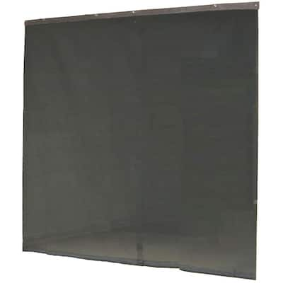 Magic Mesh 39 in. x 83 in. Hands Free Black Plastic Magnetic Mesh Screen  Door MM741006 - The Home Depot