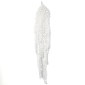 6 ft. Artificial Hanging Vine White Plastic
