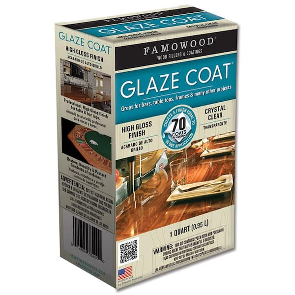 FAMOWOOD 1 qt. Clear Glaze Coat Epoxy Kit (4-Pack)
