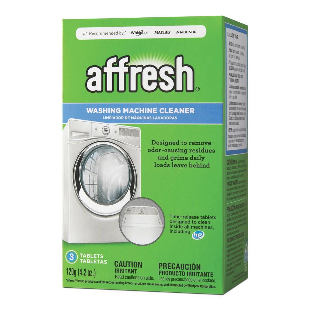  Affresh Washing Machine Cleaner, 6 Month Supply, Cleans Front  Load and Top Load Washers, Including HE : Health & Household