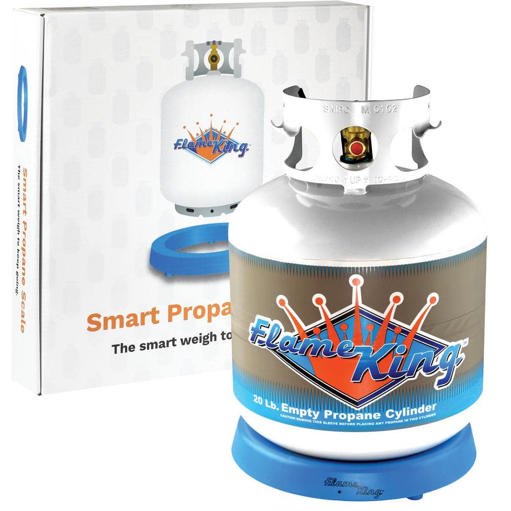 Flame King 20 Lbs Empty Propane Cylinder With Smart Propane Scale Ysn201 Ps1 The Home Depot