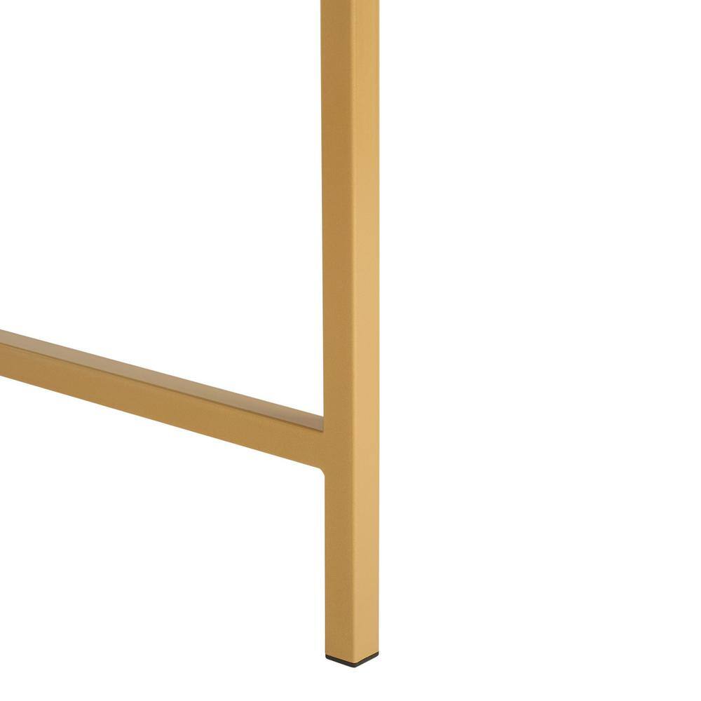 Nova Navy and Gold Wood Writing Desk