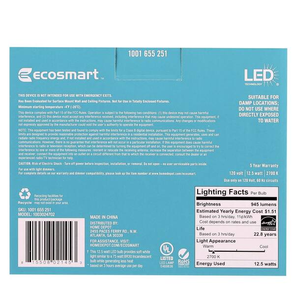 Ecosmart 1003024702 outlet