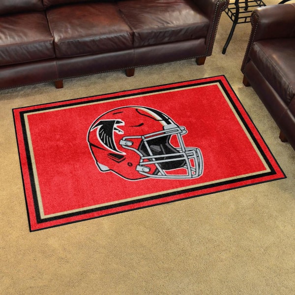 Fanmats Red 3 ft. x 5 ft. Atlanta Falcons Vintage Area Rug