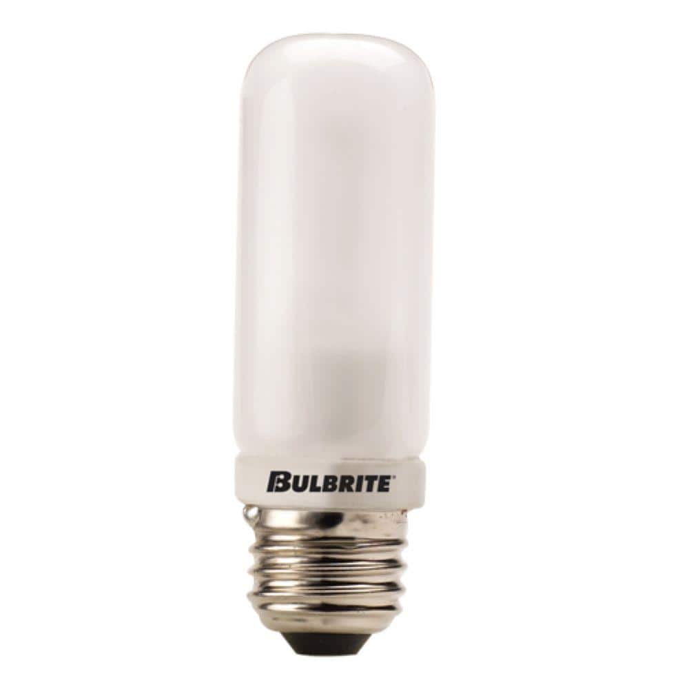 Bulbrite Q150FR/EDT 150-Watt Dimmable Halogen Frost Bulb 4 Qty Medium Base JDD Type Tubular T8