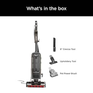APEX DuoClean Powered Lift-Away Bagless Corded Upright Vacuum with Self-Cleaning Brushroll in Gray - AZ1002