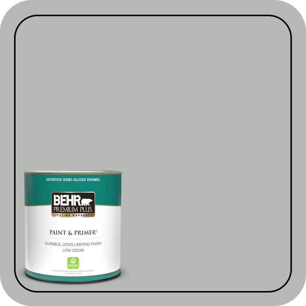 1 qt. #N460-3 Lunar Surface Semi-Gloss Enamel Low Odor Interior Paint & Primer price history on PriceWatchPro