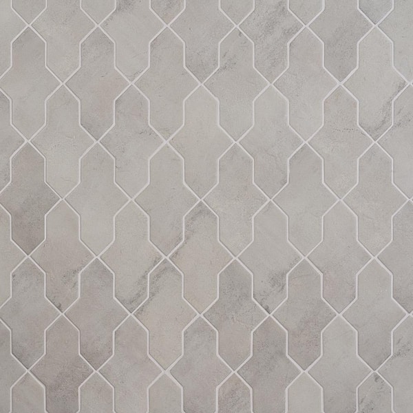 Ivy Hill Tile Tripoli Cruz Dove Gray 4.84 in. x 8.46 in. Terracotta Look Matte Porcelain Floor and Wall Tile (5.32 sq. ft. / Case)