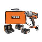 18V Brushless Cordless 1/2 in. High Torque 6-Mode Impact Wrench with (2) 4.0 Ah Batteries, 18V Charger, and Bag