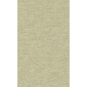 Green Plain Textile Printed Non-Woven Non-Pasted Textured Wallpaper 57 Sq. Ft.