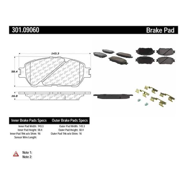 Centric Parts Disc Brake Pad Set