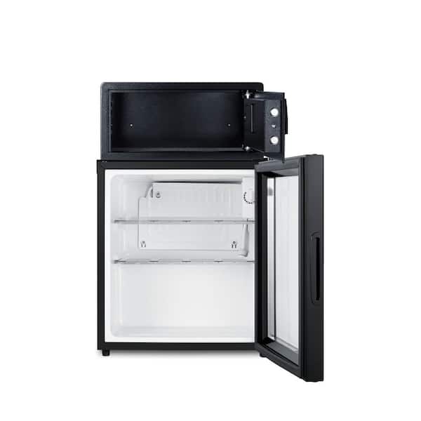 Summit Appliance 18 in. 1.6 cu. ft. Mini Refrigerator in Glass