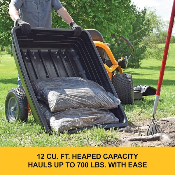 12 cu. ft. Poly Swivel Dump Cart