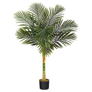 4ft. Single Stalk Golden Cane Artificial Palm Tree