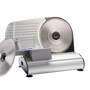 Mighty Bite 200 W SIlver Meat Slicer