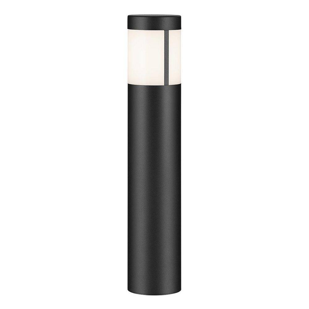 12 Volt 2700K LED 15.2 in. Weather Resistant Path Light Round Bollards in Textured Black price history on PriceWatchPro