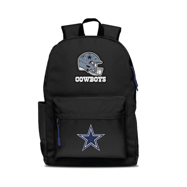 Mojo Dallas Cowboys 2-Logo 17 in. Black Campus Laptop Backpack