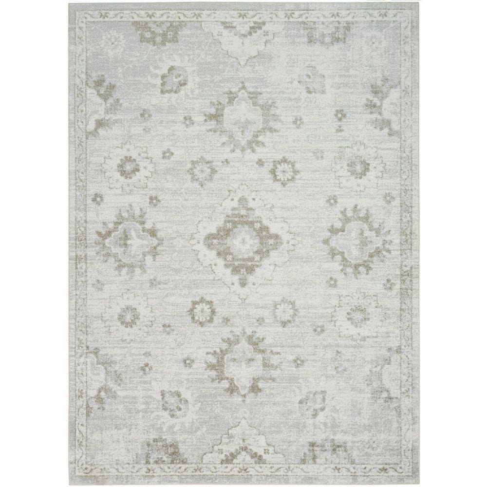 Astra Machine Washable Ivory 4 ft. x 6 ft. Distressed Traditional Area Rug price history on PriceWatchPro