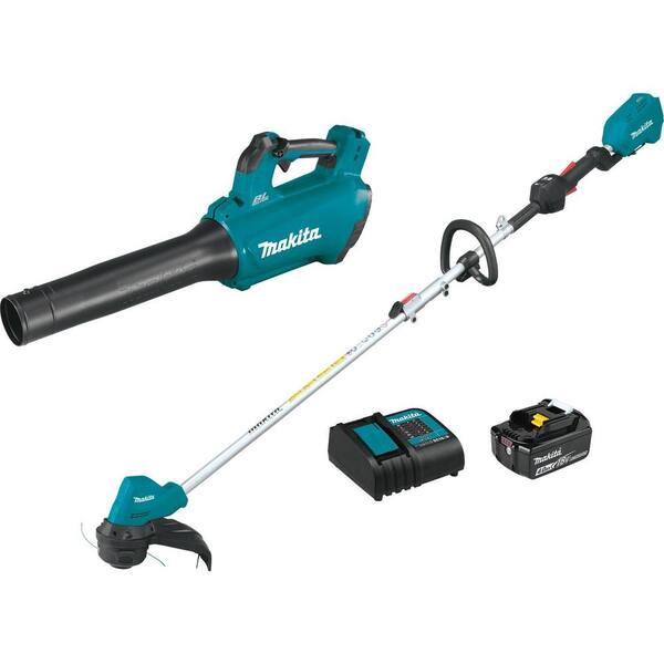 Makita 18-Volt LXT Lithium-Ion Brushless Cordless String Trimmer Kit with bonus 0.080 in. x 175 ft. Twisted Trimmer Line