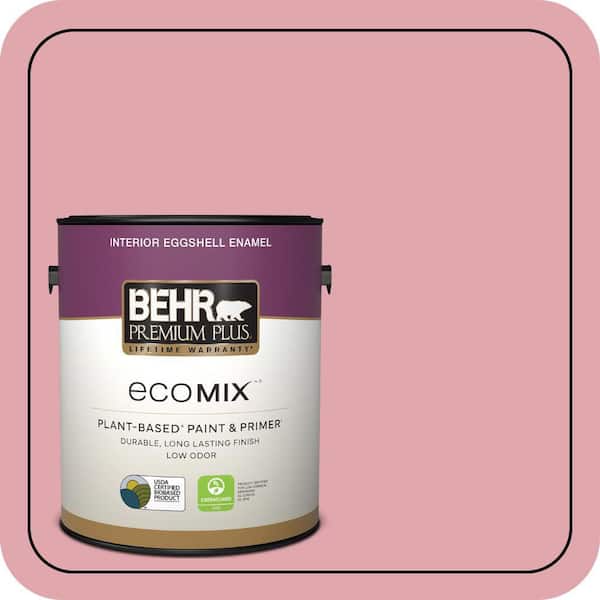 1 gal. #M150-3 Apple Blossom Eggshell Enamel EcoMix Plant-Based Interior Paint & Primer