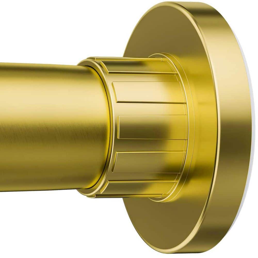 32 in. to 94 in. Metal Adjustable Tension Shower Curtain Rod in Gold, No Drill, Non Slip, Rustproof price history on PriceWatchPro