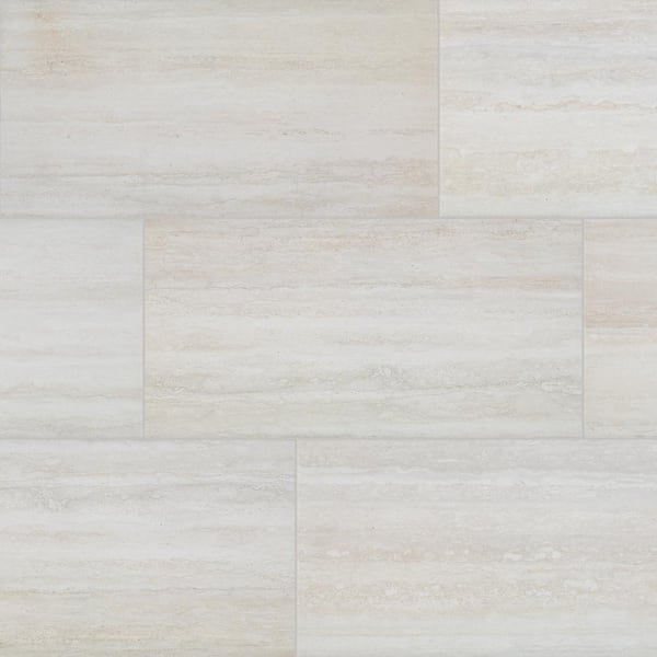 Florida Tile Home Collection Ivory Sands 12 in. x 24 in. Matte Porcelain Floor and Wall Tile (435.84 sq. ft. / pallet)